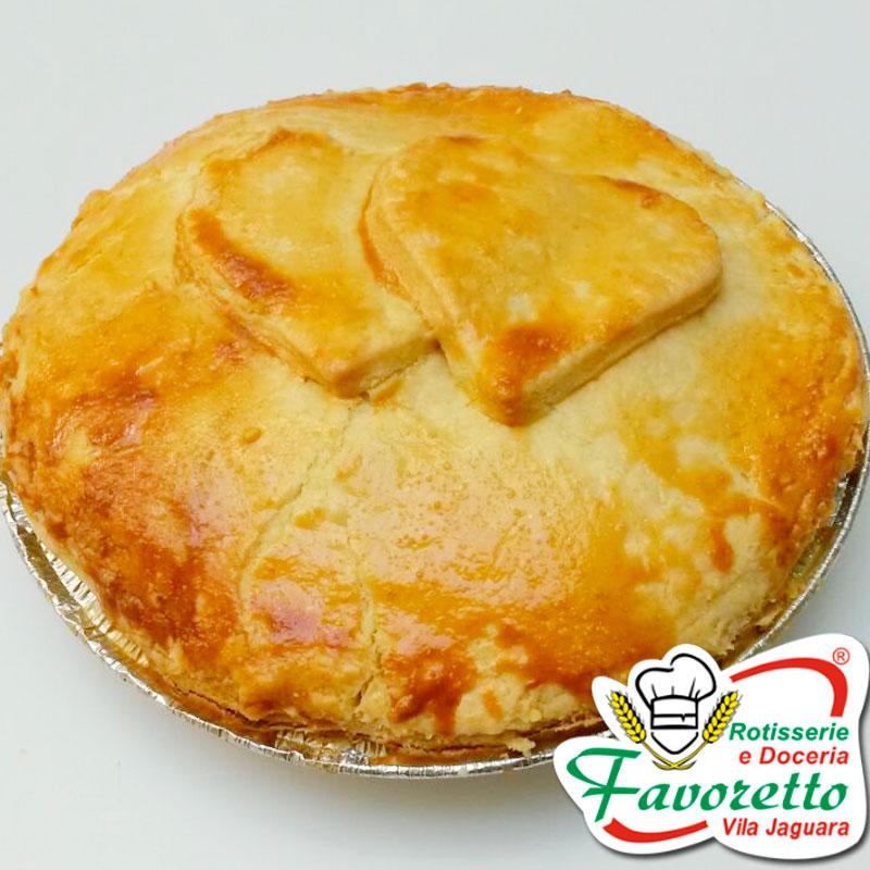 Empadão frango com catupiry