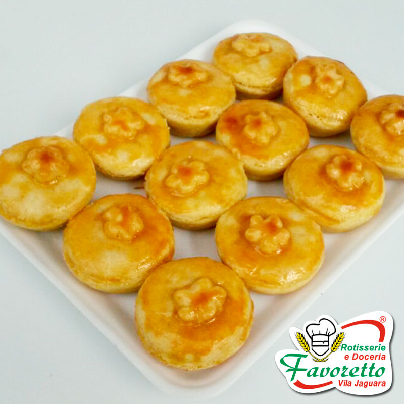 Empadas creme camarão (cento/festa)